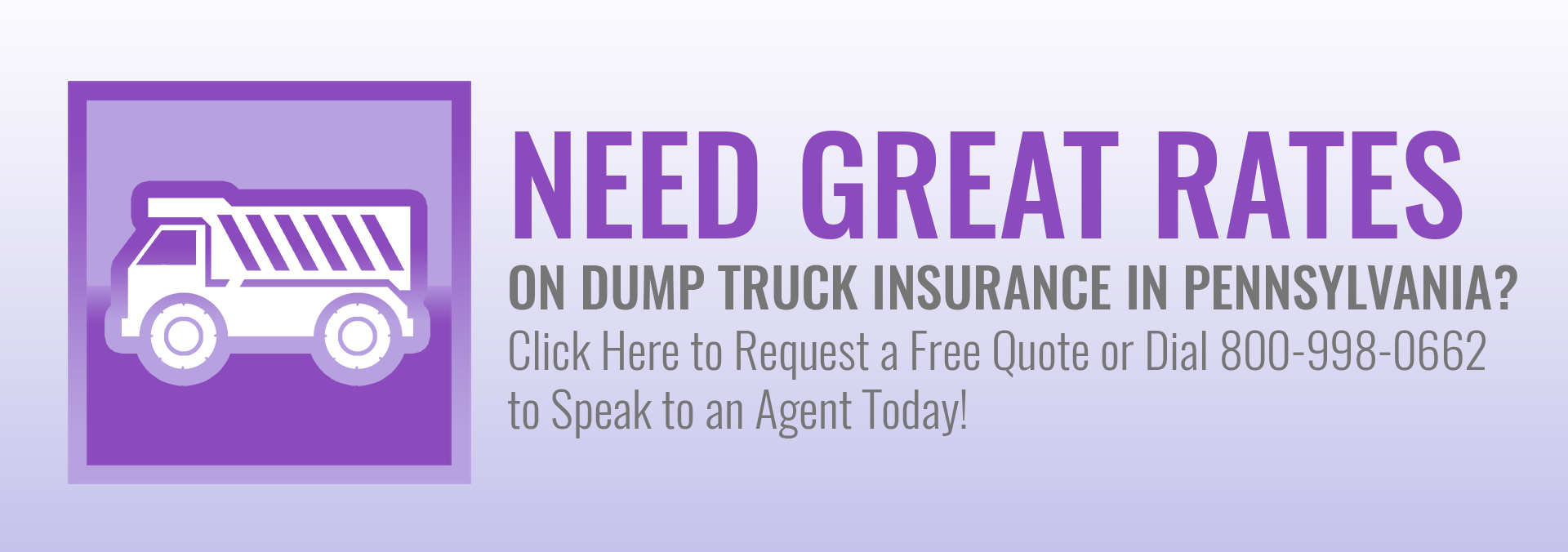 Pennsylvania Dump Truck Insurance